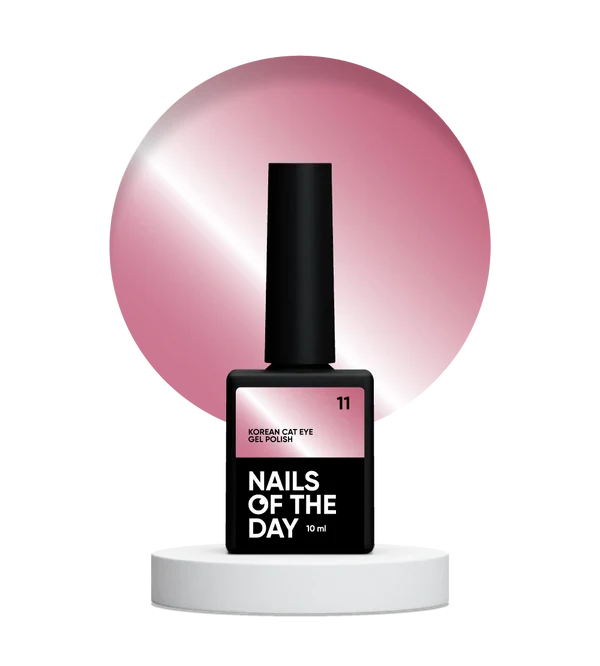NAILSOFTHEDAY Korean cat eye 11  Efecto Ojo De Gato En Tono Rosa 10 ml