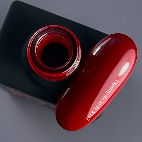 NAILSOFTHEDAY Let's Special Scarlet Color Rojo Carmesí 10ml