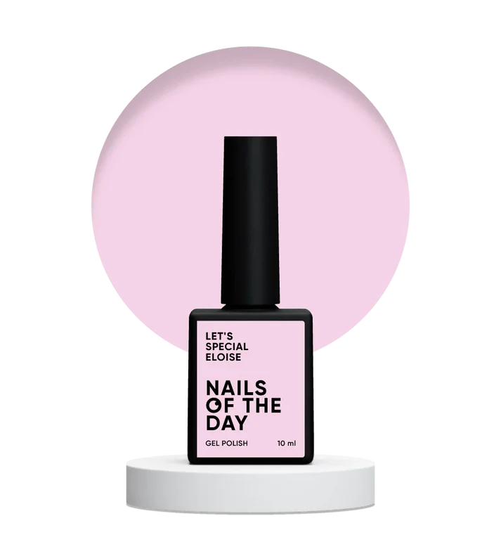 NAILSOFTHEDAY Let’s special Eloise Rosa Frío Con Brillo