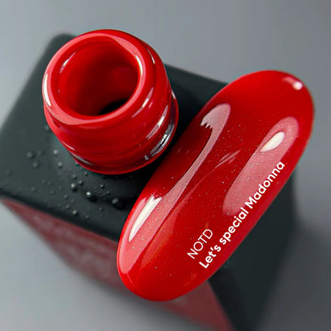 NAILSOFTHEDAY Madonna Con Purpurina Roja 10 ml