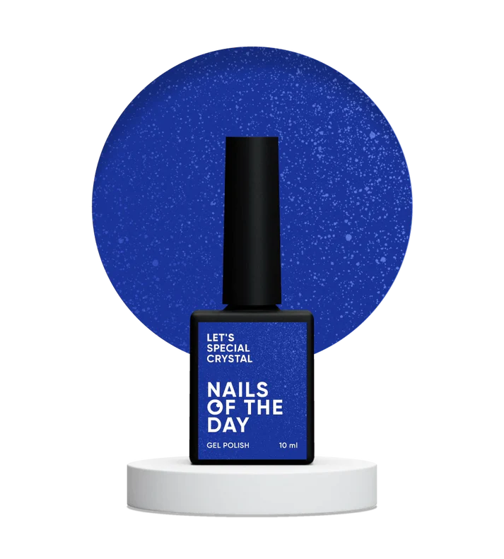 NAILSOFTHEDAY Let’s Special Crystal Azul Profundo con Brillo