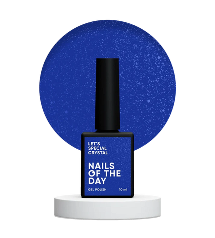 NAILSOFTHEDAY Let’s Special Crystal Azul Profundo con Brillo