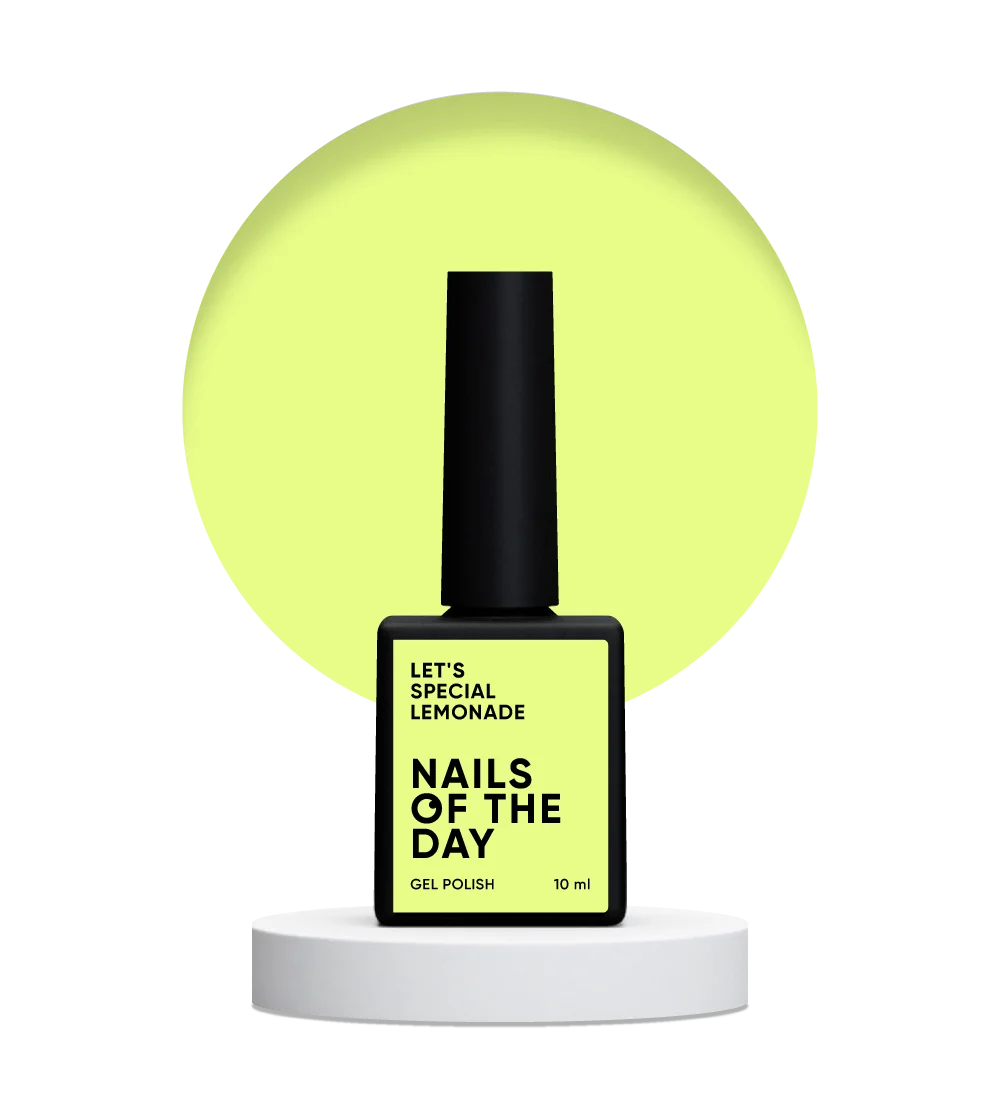 NAILSOFTHEDAY Let's Special Lemonade color  Pastel De Limón 10 ml