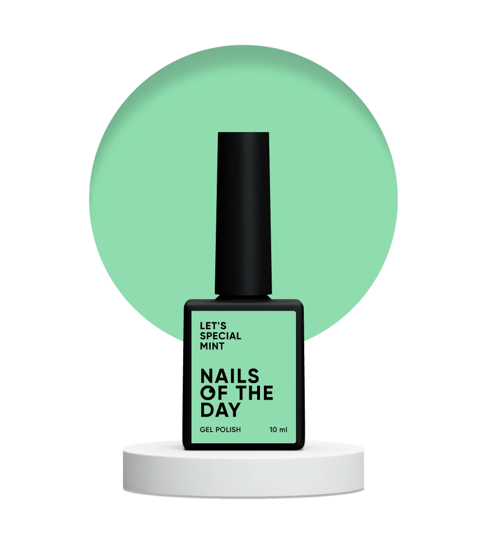 NAILSOFTHEDAY Let's Special Mint Color Menta 10 ml