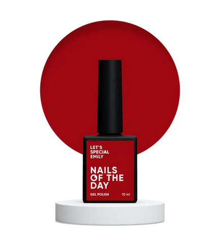 NAILSOFTHEDAY Emily  rojo profundo  10 ml.