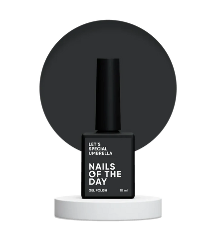 NAILSOFTHEDAY Let’s Special Umbrella Gris Oscuro Grafito 10ml