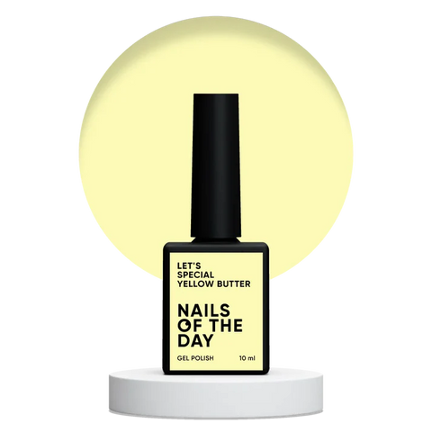 NAILSOFTHEDAY Let’s Special Yellow Butter — Amarillo Pastel 10 ml.