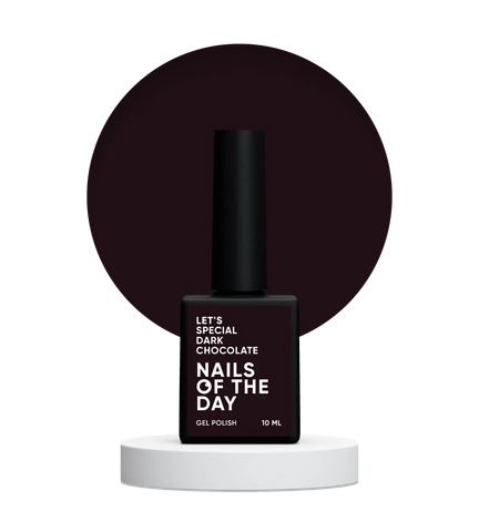 NAILSOFTHEDAY Let's Special Dark Chocolate-Marrón Oscuro 10 ml