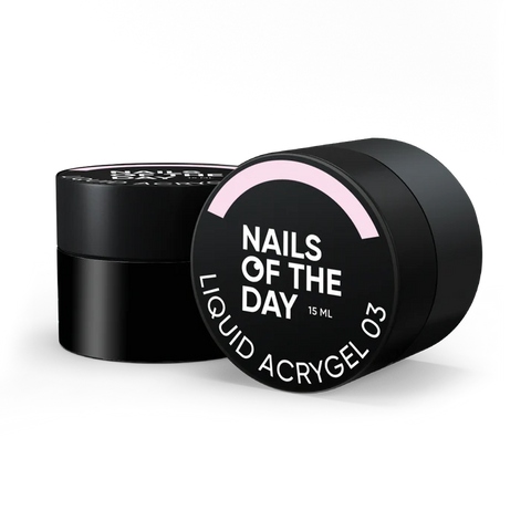 NAILSOFTHEDAY Liquid Acrygel 03 -Acrygel líquido  Color rosa claro 15 ml