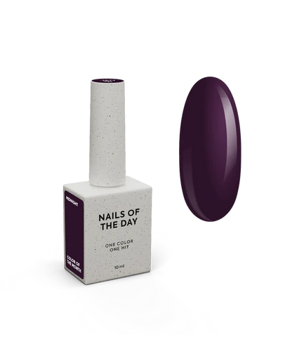 NAILSOFTHEDAY Color del Mes  Enero 2026 Midnight ciruela intenso 10 ml