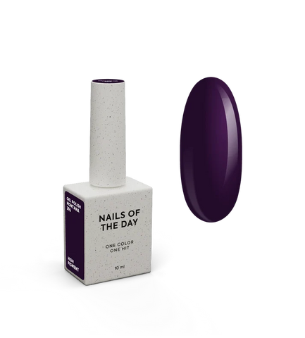 NAILSOFTHEDAY Gel Polish Montana — esmalte Color morado oscuro 10 ml