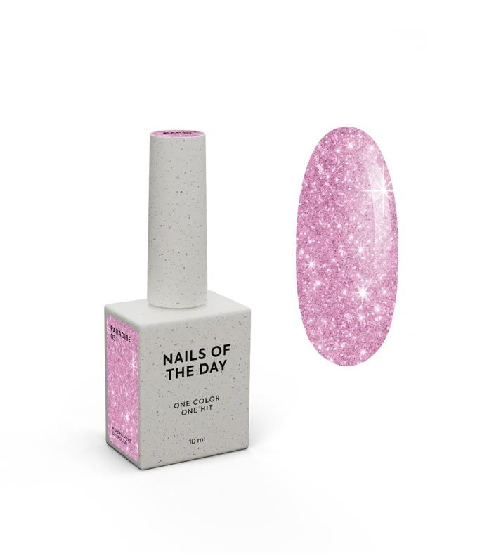 NAILSOFTHEDAY Paradise 03- color Rosa Intenso 10 ml
