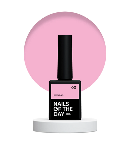 NAILSOFTHEDAY Bottle gel 03 – Color Rosa Claro Gel Súper Fuerte 10 ml