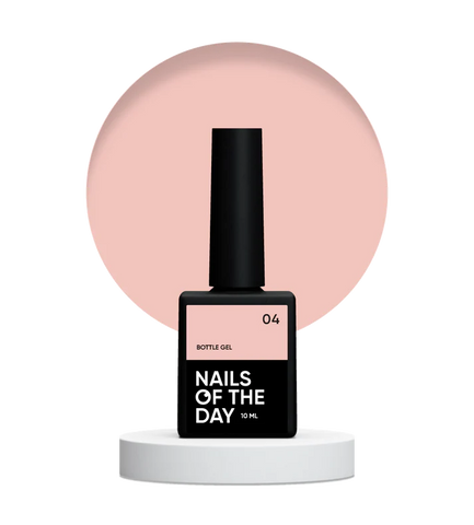 NAILSOFTHEDAY Bottle gel 04 – Color Beige Leche Gel Súper Fuerte 10 ml