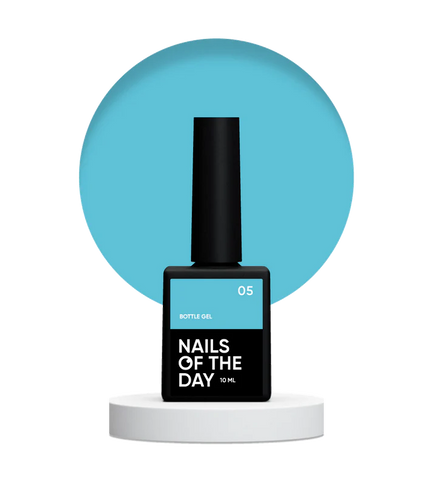 NAILSOFTHEDAY Bottle gel 05 – Color Azul Cielo Gel Súper Fuerte 10 ml