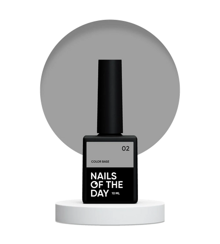 NAILSOFTHEDAY Color base 02 Gris Claro 10 ml