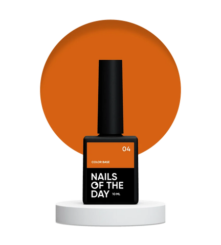 NAILSOFTHEDAY Color base 04 Naranja Zanahoria 10ml