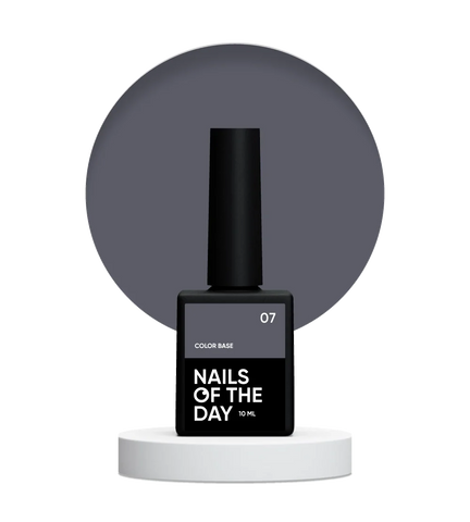NAILSOFTHEDAY Color base 07 Gris Grafito 10ml