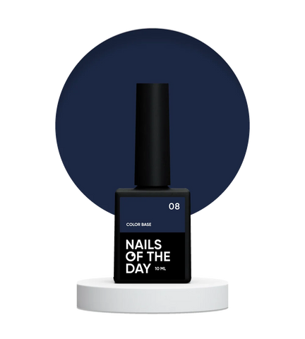 NAILSOFTHEDAY Color base 08  Azul Intenso 10 ml