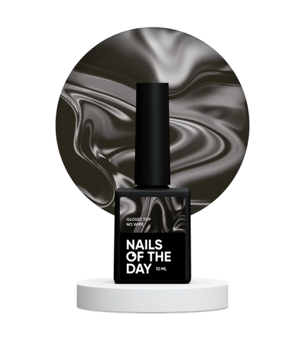 NAILSOFTHEDAY Glossy Top No Wipe(sin capa pegajosa y con filtros UV) 10ml