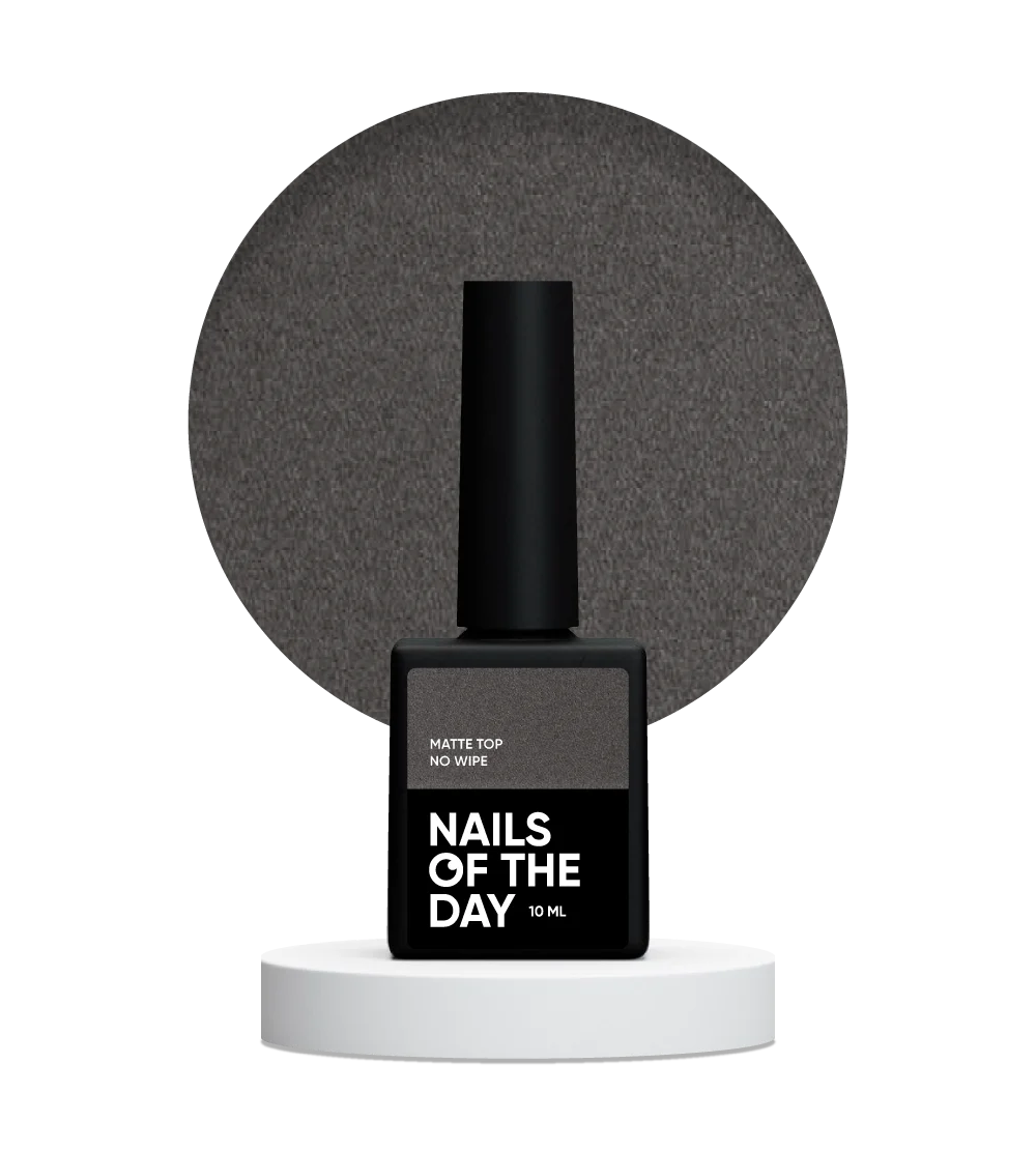 NAILSOFTHEDAY Matte Top No Wipe(sin capa pegajosa, con filtros UV) 10ml