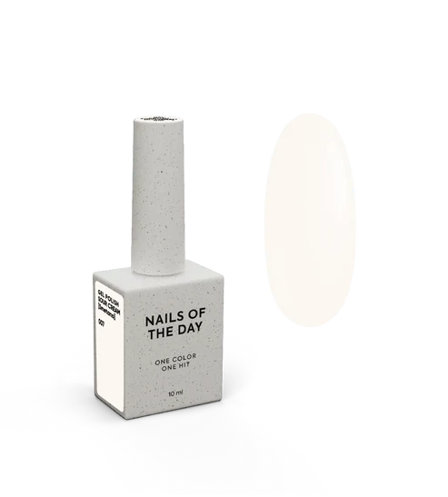 NAILSOFTHEDAY Sour Cream esmalte semipermanente blanco crema 10 ml