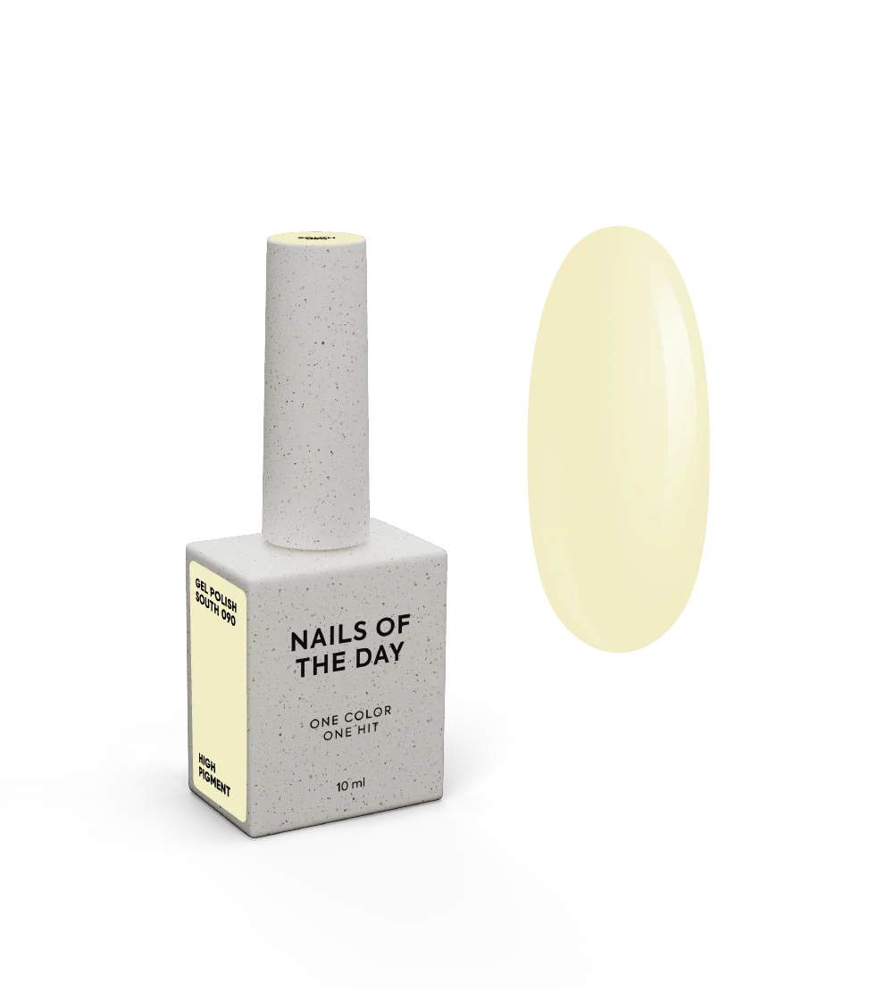 NAILSOFTHEDAY Gel Polish South Color amarillo pastel  10 ml