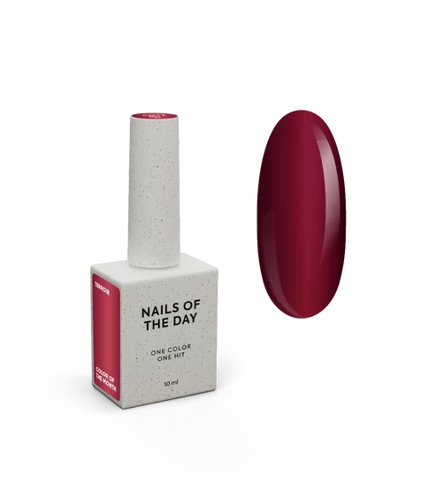 NAILSOFTHEDAY Color Octubre 2026 Terroir  vitral en tono vino 10 ml