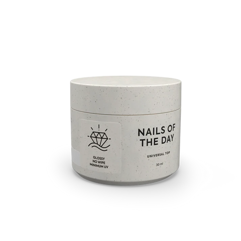 NAILSOFTHEDAY Universal Top-(sin capa pegajosa con filtros UV mínimos) 30 ml