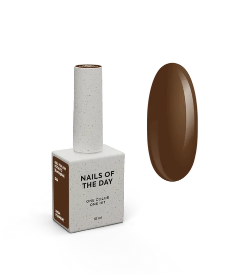 NAILSOFTHEDAY Potato esmaltes emipermanente marrón 10 ml