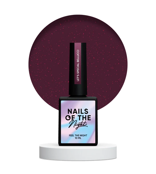 NAILSOFTHENIGHT Bellucci  Reflectante Burdeos 10 ml