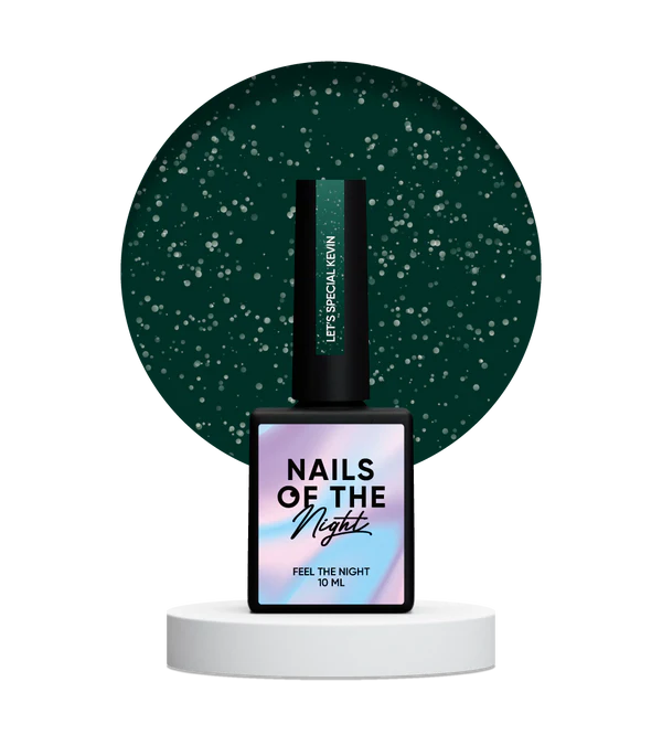 NAILSOFTHENIGHT Kevin Verde Oscuro Que Refleja La Luz 10 ml