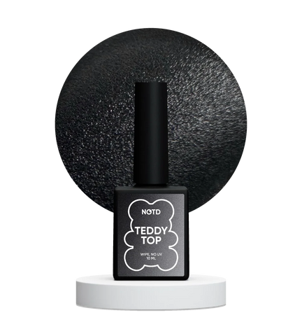 NAILSOFTHEDAY Teddy Top Wipe( con effecto peluche, con capa pejosa y sin filtros UV) 10ml