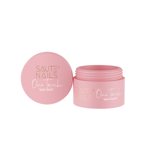 Saute Nails One Touch Milky White 30G