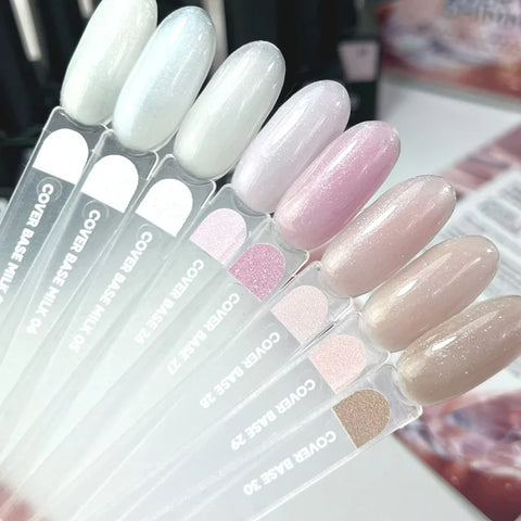 Nailsoftheday NEW Formula milk 07 lechoso con brillo dorado 10 ml