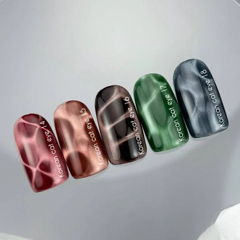 NAILSOFTHEDAY Korean cat eye 16 Ojo De Gato De Color Marron 10 ml