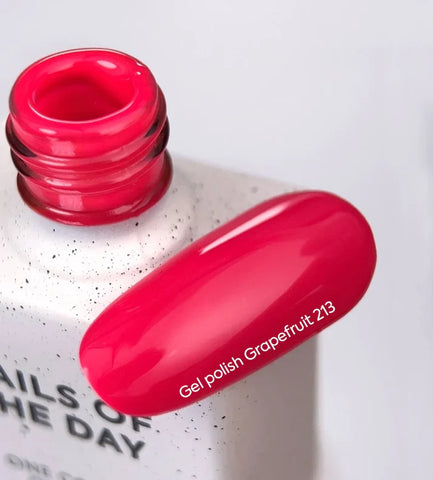 NAILSOFTHEDAY Gel Polish Grapefruit-213  Frambuesa Neón 10 ml