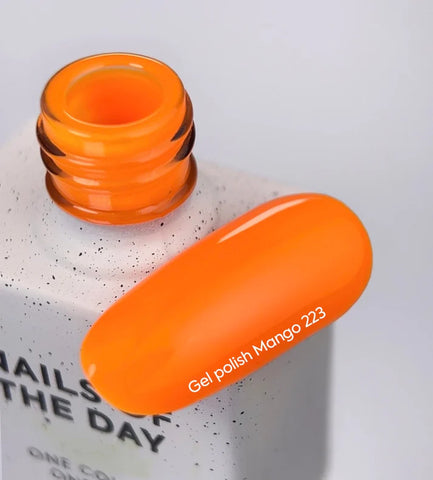 NAILSOFTHEDAY Gel Polish Mango-223  Naranja Neón  10 ml