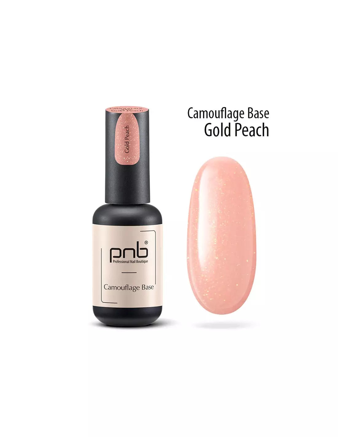 PNB Base Rubber Camouflage Gold Peach 8ml