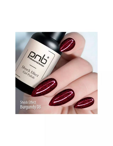 PNB Esmalte semipermanente Shock Effect 08 Burgundy 8ml