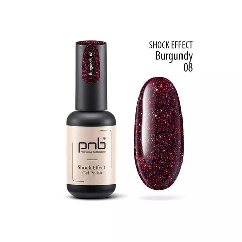 PNB Esmalte semipermanente Shock Effect 08 Burgundy 8ml