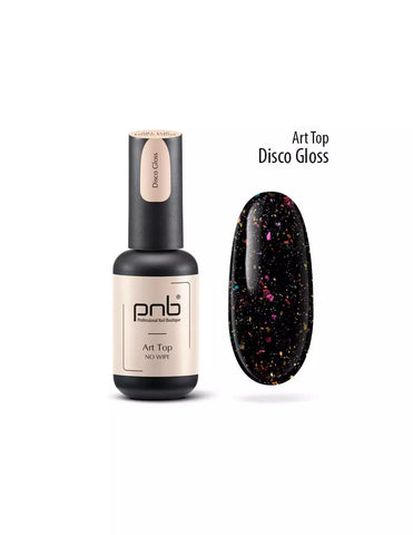 PNB Top Coat No Wipe  Art Disco Gloss  8ml