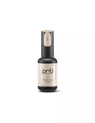 PNB Top Coat No Wipe Shock Gold 8ml