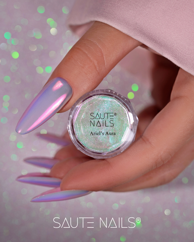 Saute Nails Polvo(Efecto Espejo)  Ariel's Aura