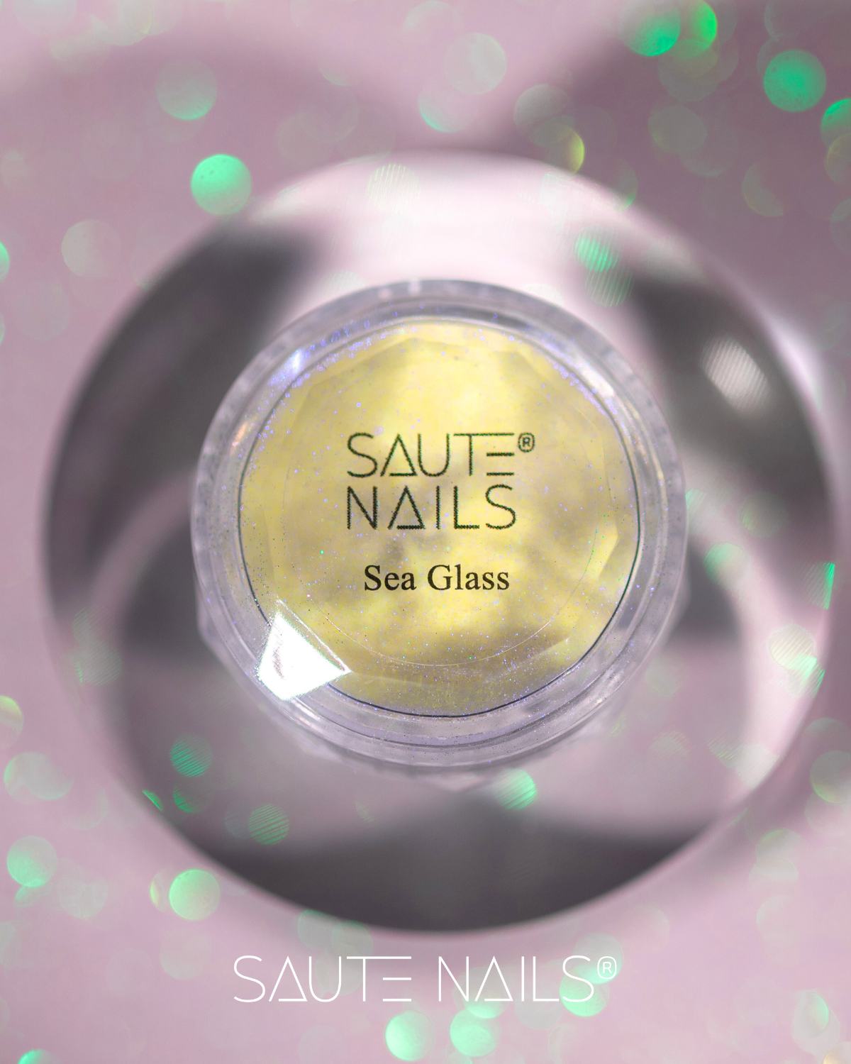 Saute Nails Polvo(Efecto Espejo) Sea Glass