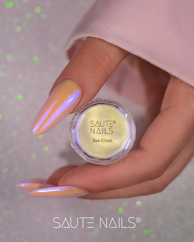 Saute Nails Polvo(Efecto Espejo) Sea Glass