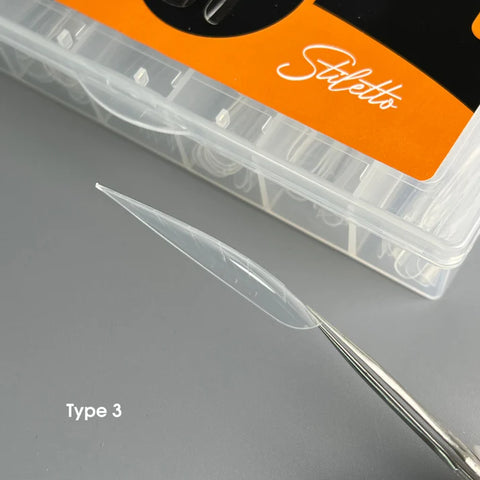 NAILSOFTHEDAY Dual Form Stiletto (Type 3) — Stiletto/Almendras 120un