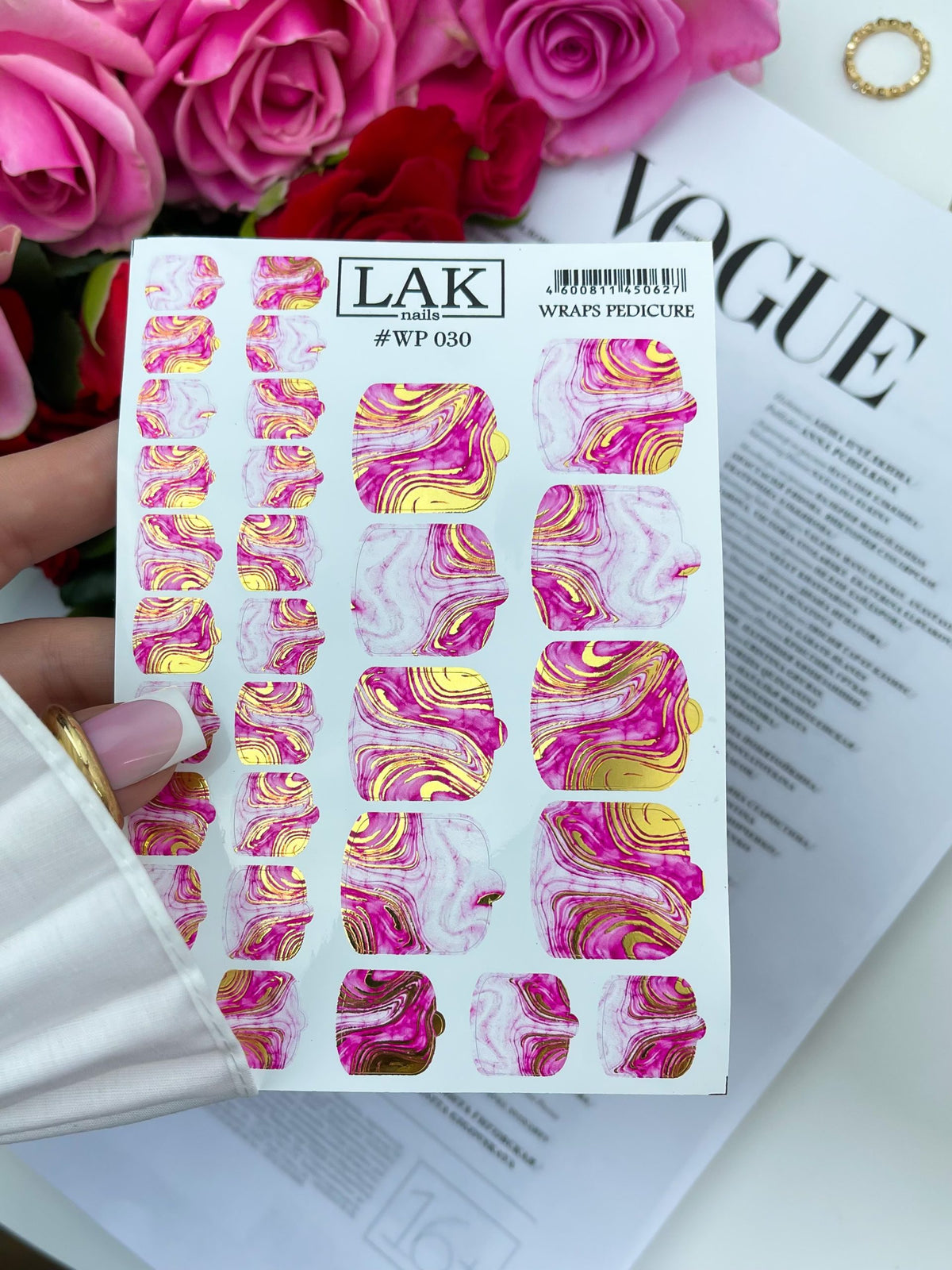 LAK Wraps para Pedicura 30