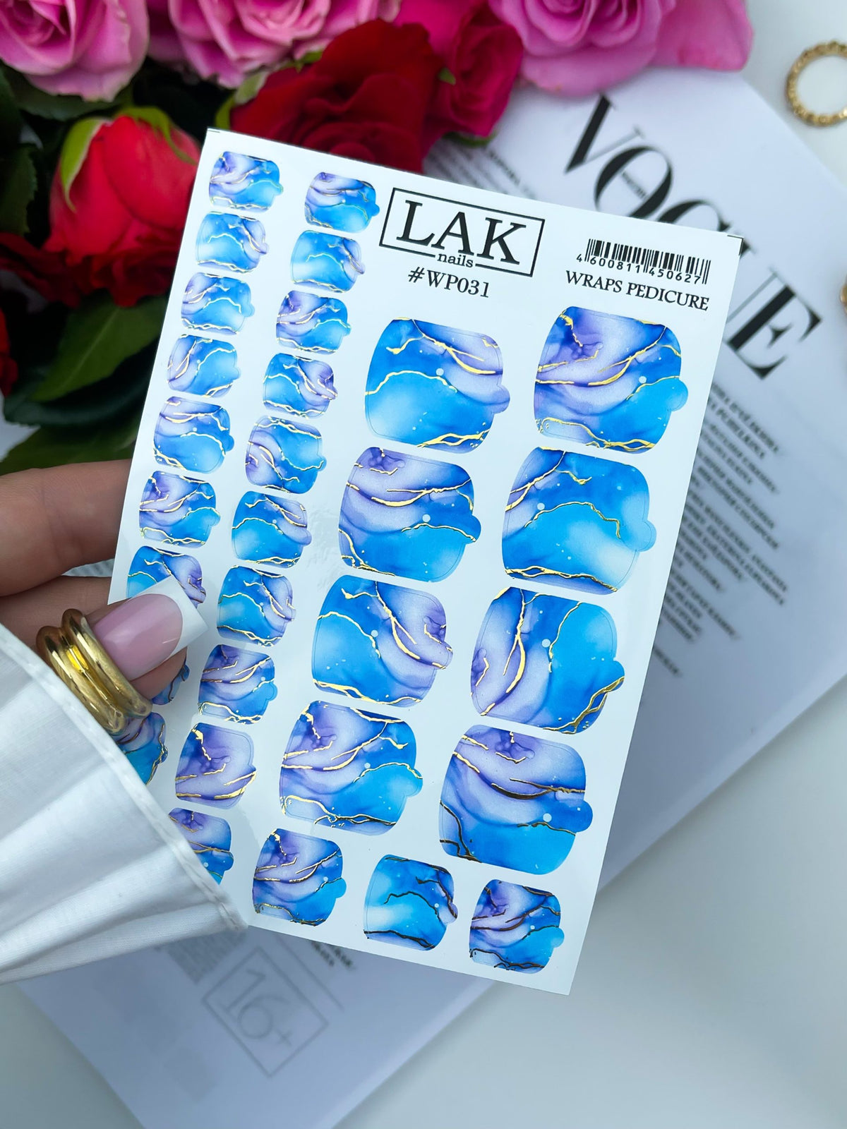 LAK Wraps para Pedicura 031
