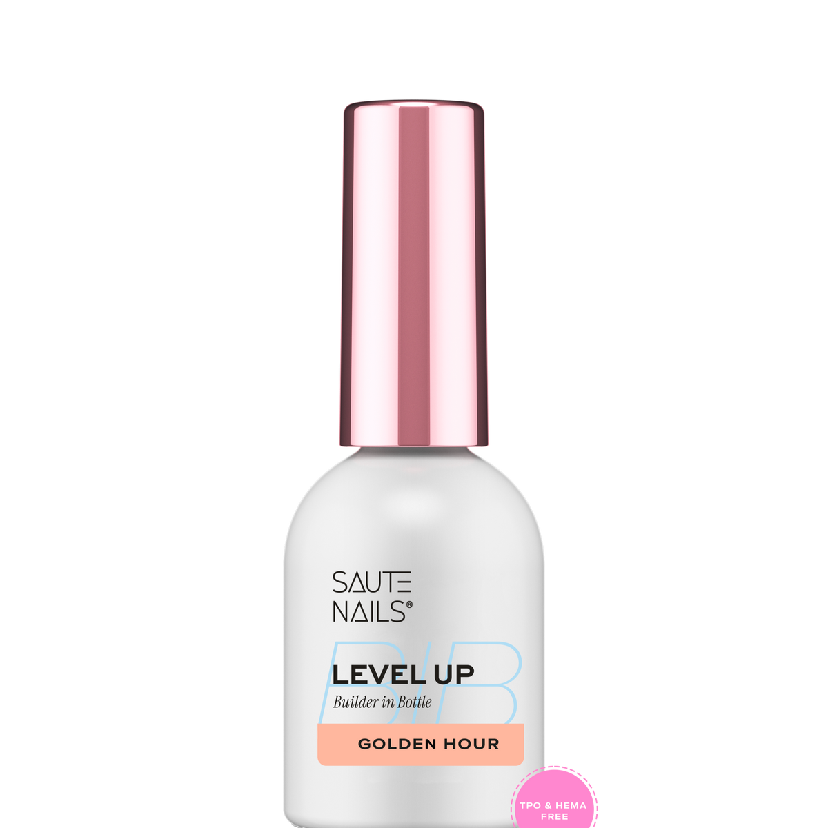 Saute Nails-Gel en botella BiB Level UP Golden Hour 8 ml